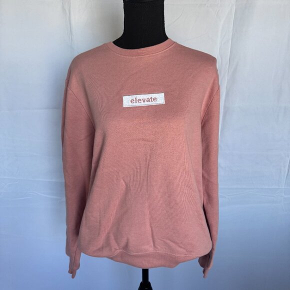 San Francisco Tops - Pink Sweatshirt Elevate Size Large San Francisco Work Shirt Brand 0289